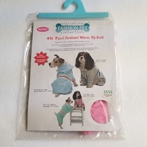 Pucci Couture Sporty Dog Warm Up Suit One Piece XXXS Size 4"